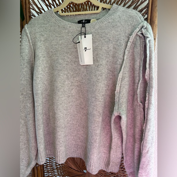 Seven for all mankind sweater touch of cashmere xl NWT - Picture 6 of 10